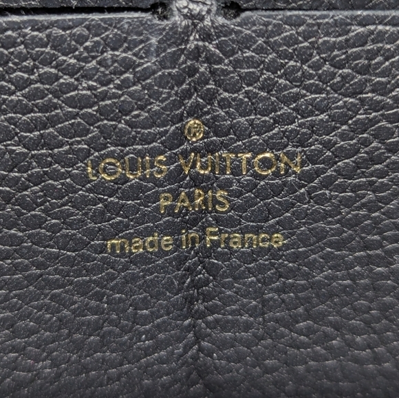 Louis Vuitton Monogram Empreinte Zippy Wallet in Noir Black Leather - Picture 5 of 14